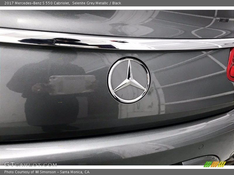 Selenite Grey Metallic / Black 2017 Mercedes-Benz S 550 Cabriolet