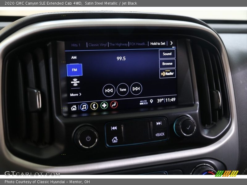 Controls of 2020 Canyon SLE Extended Cab 4WD
