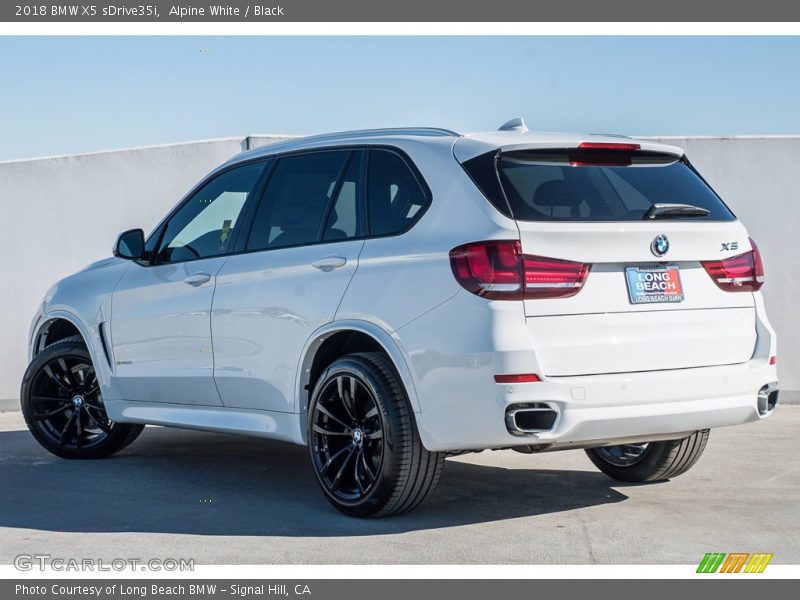 Alpine White / Black 2018 BMW X5 sDrive35i