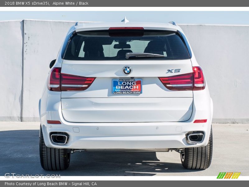Alpine White / Black 2018 BMW X5 sDrive35i