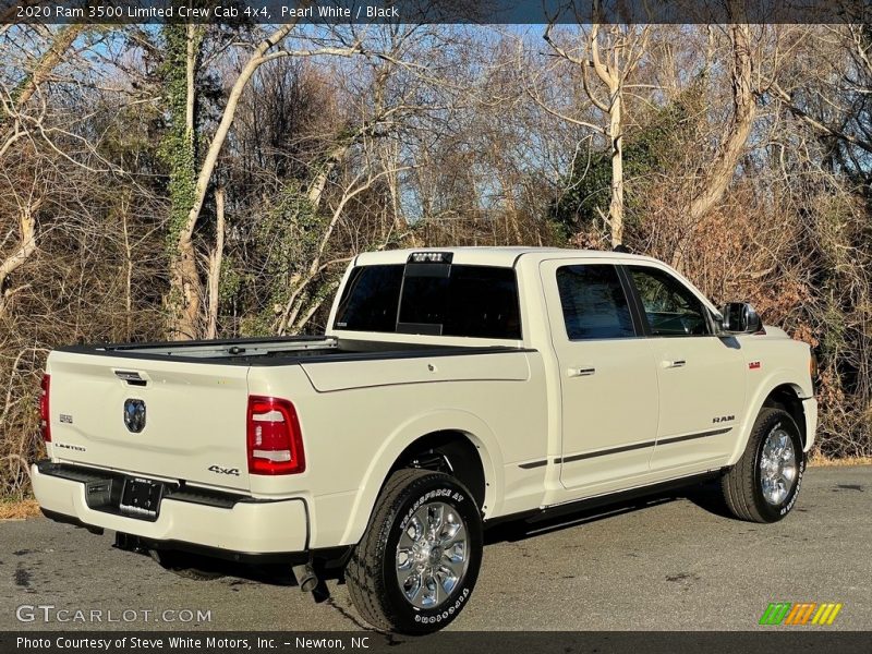 Pearl White / Black 2020 Ram 3500 Limited Crew Cab 4x4