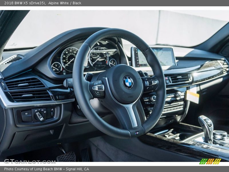 Alpine White / Black 2018 BMW X5 sDrive35i
