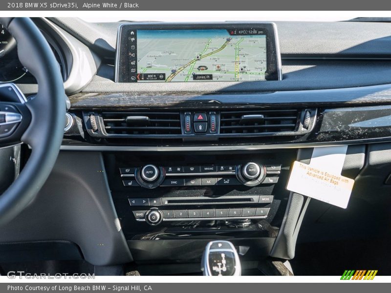 Alpine White / Black 2018 BMW X5 sDrive35i