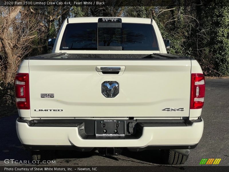 Pearl White / Black 2020 Ram 3500 Limited Crew Cab 4x4