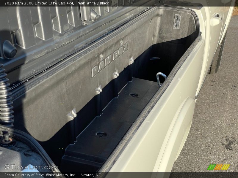 Pearl White / Black 2020 Ram 3500 Limited Crew Cab 4x4