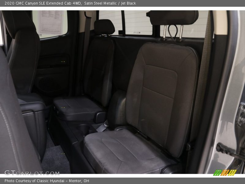 Satin Steel Metallic / Jet Black 2020 GMC Canyon SLE Extended Cab 4WD