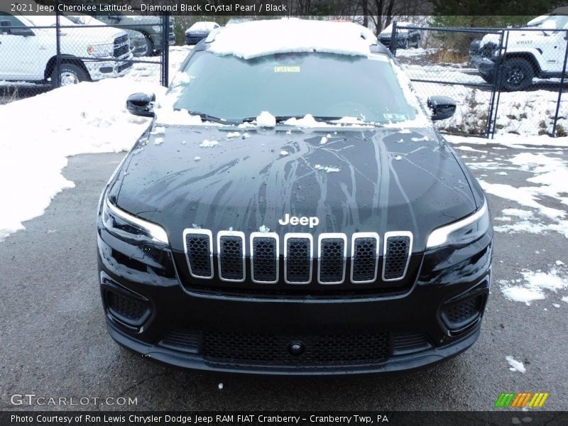 Diamond Black Crystal Pearl / Black 2021 Jeep Cherokee Latitude
