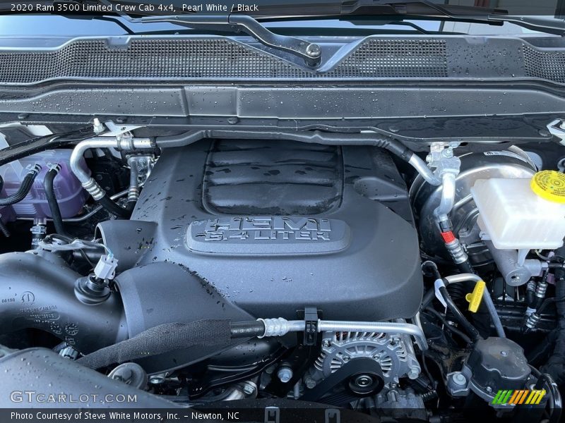 Pearl White / Black 2020 Ram 3500 Limited Crew Cab 4x4