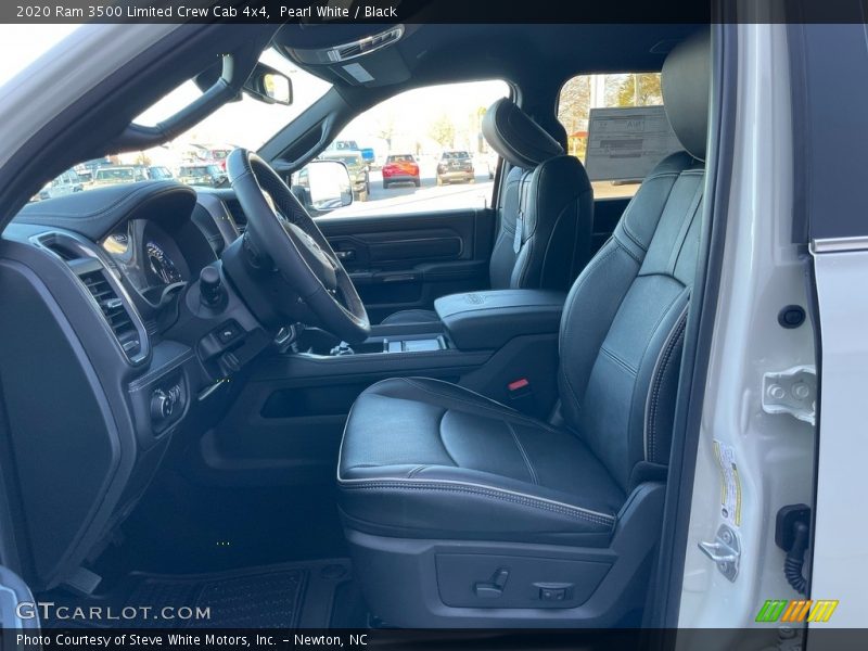 Pearl White / Black 2020 Ram 3500 Limited Crew Cab 4x4