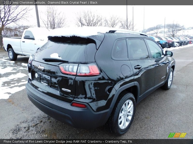 Diamond Black Crystal Pearl / Black 2021 Jeep Cherokee Latitude