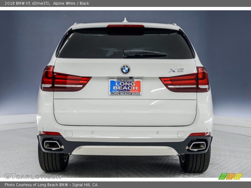 Alpine White / Black 2018 BMW X5 sDrive35i