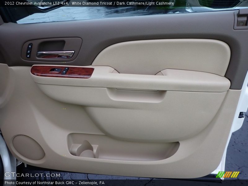 White Diamond Tricoat / Dark Cashmere/Light Cashmere 2012 Chevrolet Avalanche LTZ 4x4