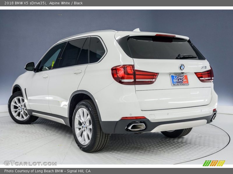 Alpine White / Black 2018 BMW X5 sDrive35i