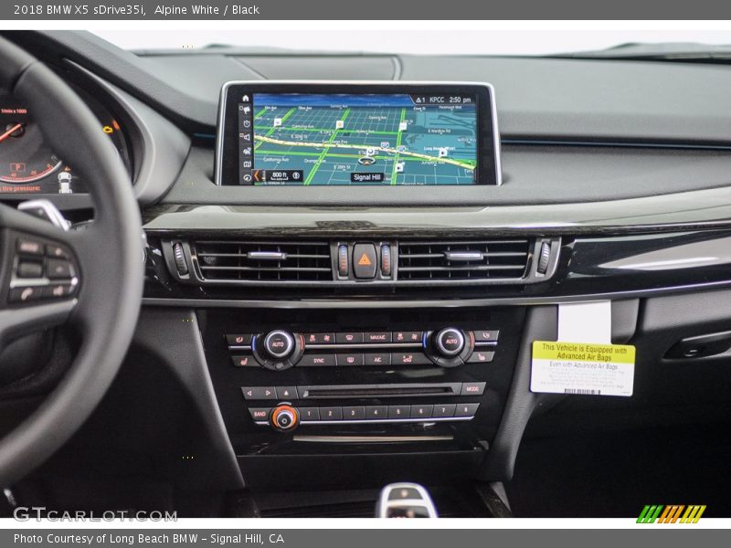 Alpine White / Black 2018 BMW X5 sDrive35i