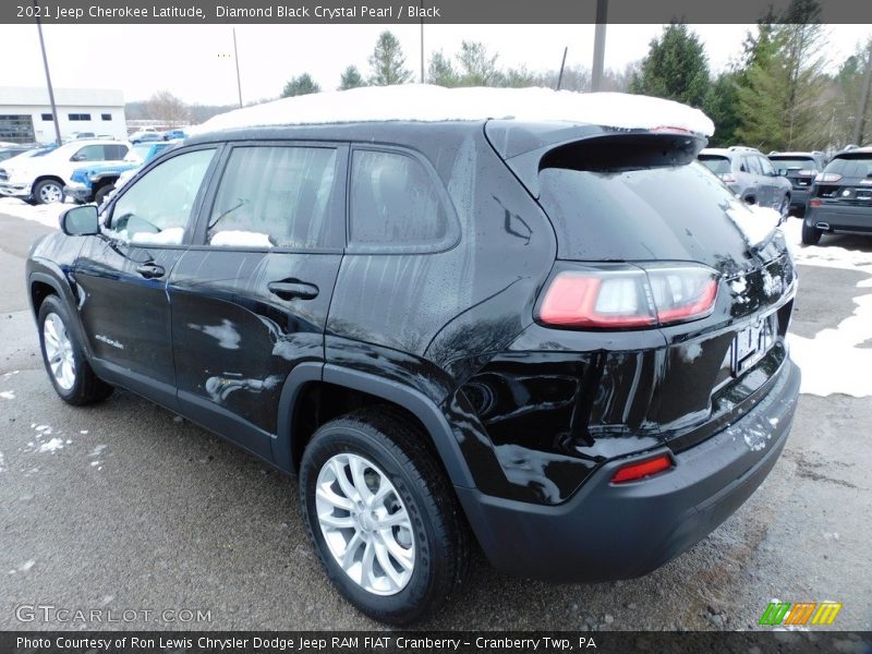 Diamond Black Crystal Pearl / Black 2021 Jeep Cherokee Latitude