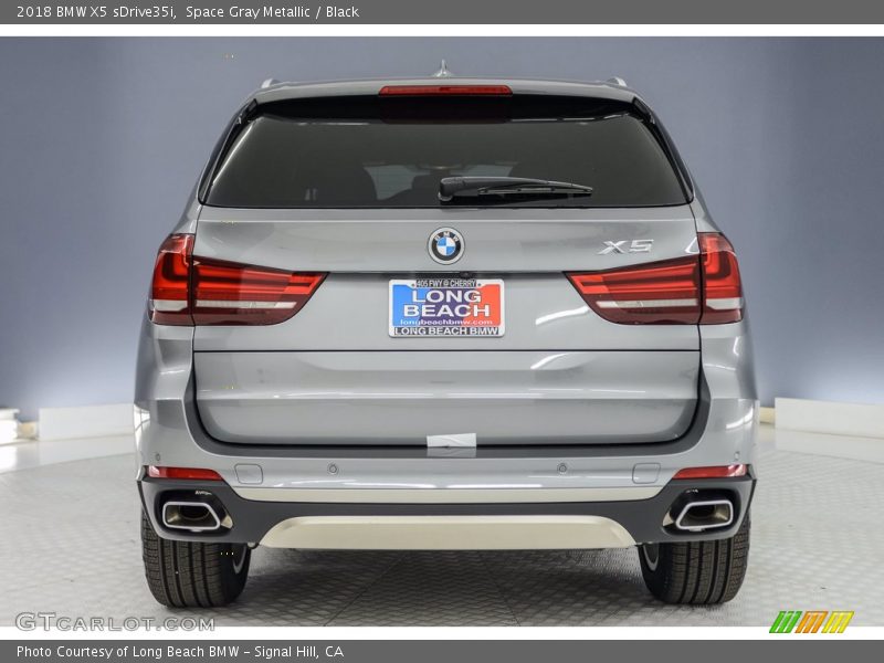 Space Gray Metallic / Black 2018 BMW X5 sDrive35i