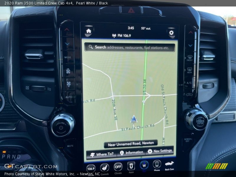 Navigation of 2020 3500 Limited Crew Cab 4x4