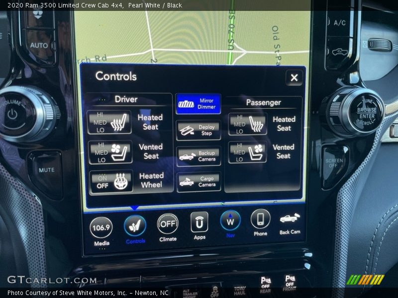 Controls of 2020 3500 Limited Crew Cab 4x4