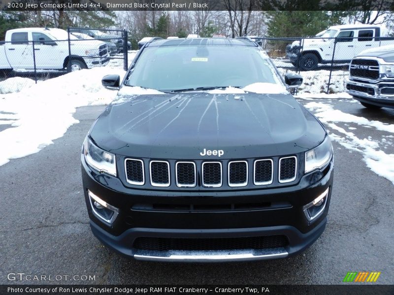 Diamond Black Crystal Pearl / Black 2020 Jeep Compass Limted 4x4