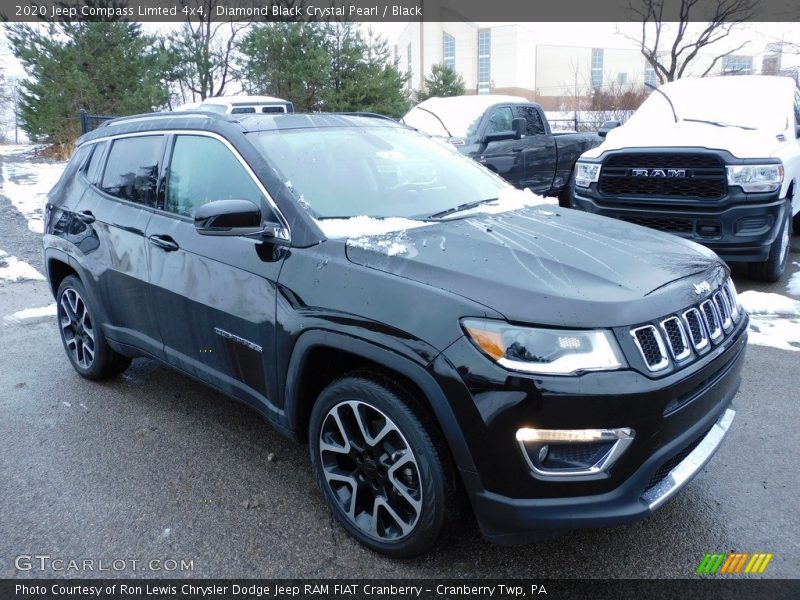 Diamond Black Crystal Pearl / Black 2020 Jeep Compass Limted 4x4