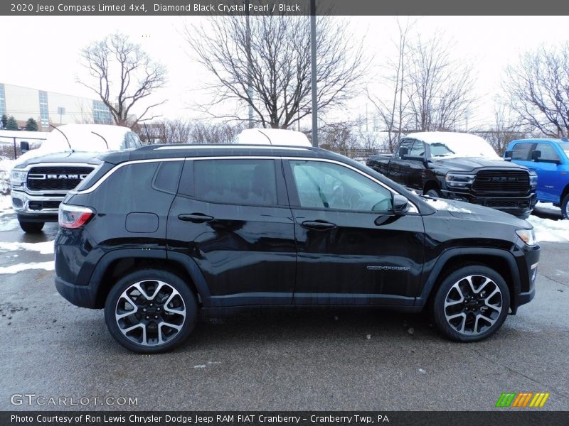 Diamond Black Crystal Pearl / Black 2020 Jeep Compass Limted 4x4