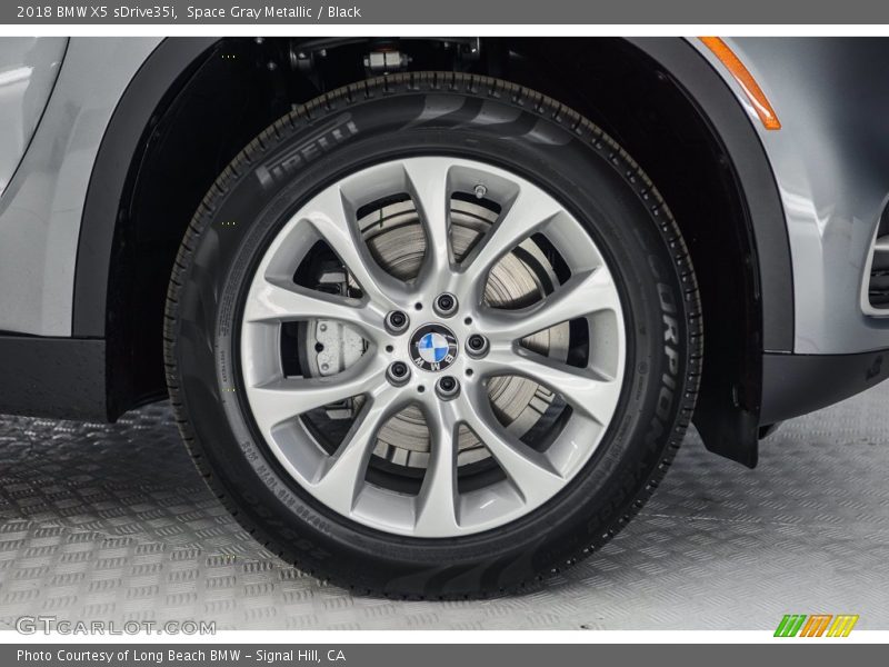 Space Gray Metallic / Black 2018 BMW X5 sDrive35i