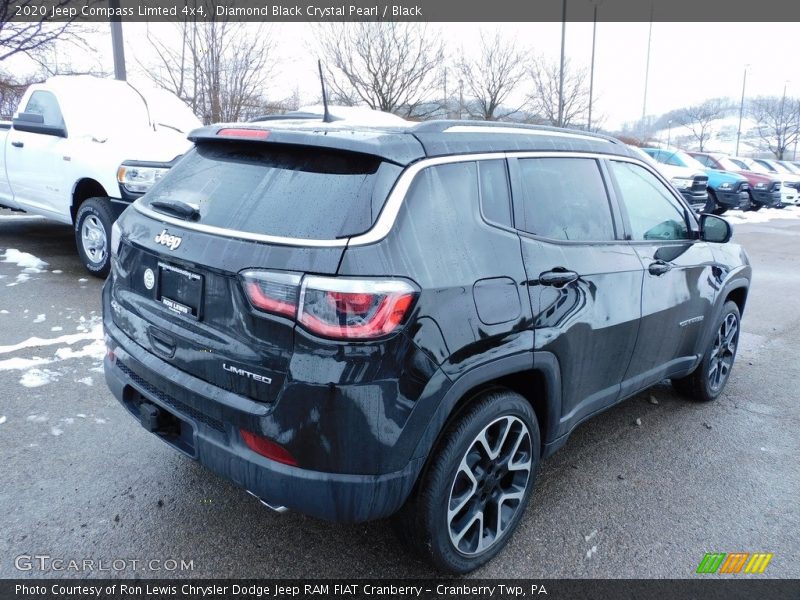 Diamond Black Crystal Pearl / Black 2020 Jeep Compass Limted 4x4