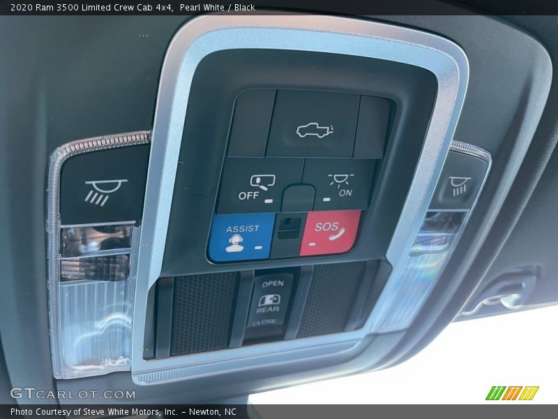 Pearl White / Black 2020 Ram 3500 Limited Crew Cab 4x4