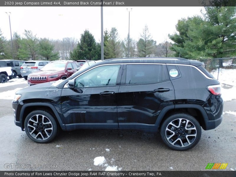 Diamond Black Crystal Pearl / Black 2020 Jeep Compass Limted 4x4