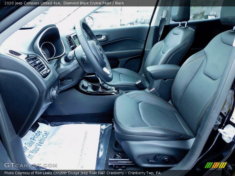 Diamond Black Crystal Pearl / Black 2020 Jeep Compass Limted 4x4