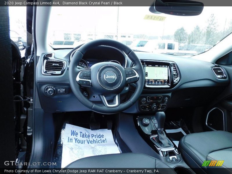 Diamond Black Crystal Pearl / Black 2020 Jeep Compass Limted 4x4