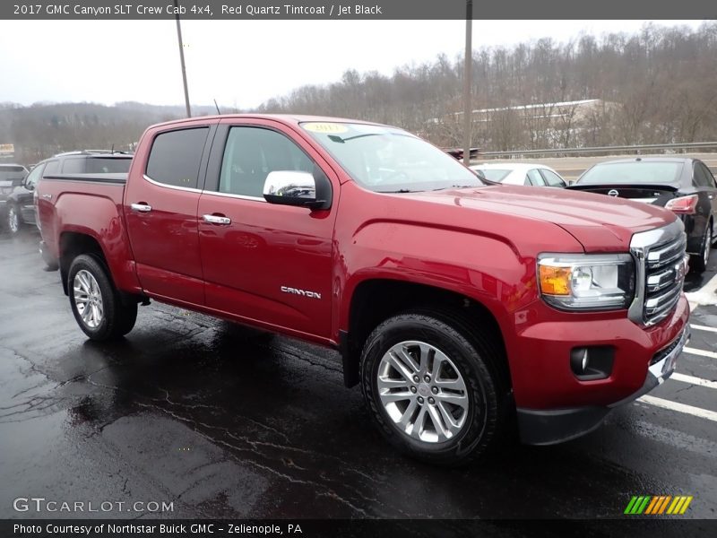 Red Quartz Tintcoat / Jet Black 2017 GMC Canyon SLT Crew Cab 4x4