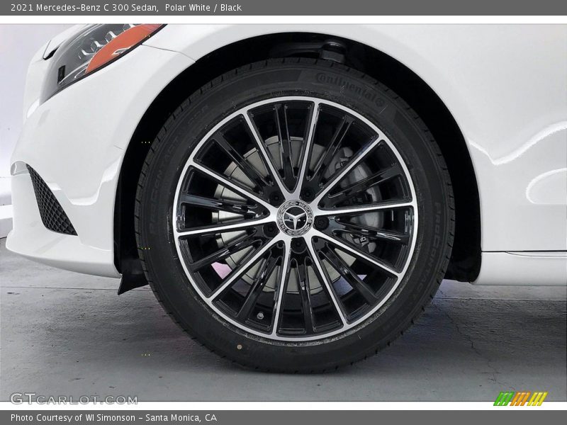 Polar White / Black 2021 Mercedes-Benz C 300 Sedan