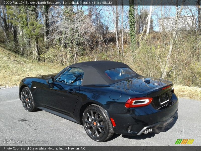 Forte Black Metallic / Nero (Black) 2020 Fiat 124 Spider Abarth Roadster