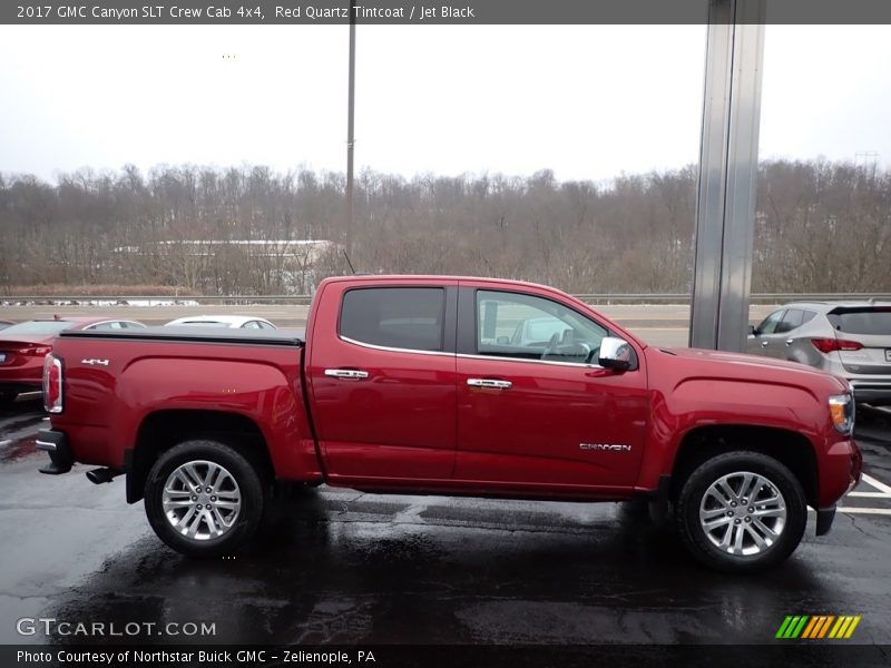 Red Quartz Tintcoat / Jet Black 2017 GMC Canyon SLT Crew Cab 4x4