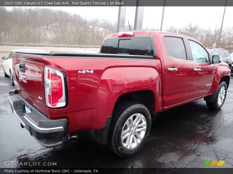 Red Quartz Tintcoat / Jet Black 2017 GMC Canyon SLT Crew Cab 4x4