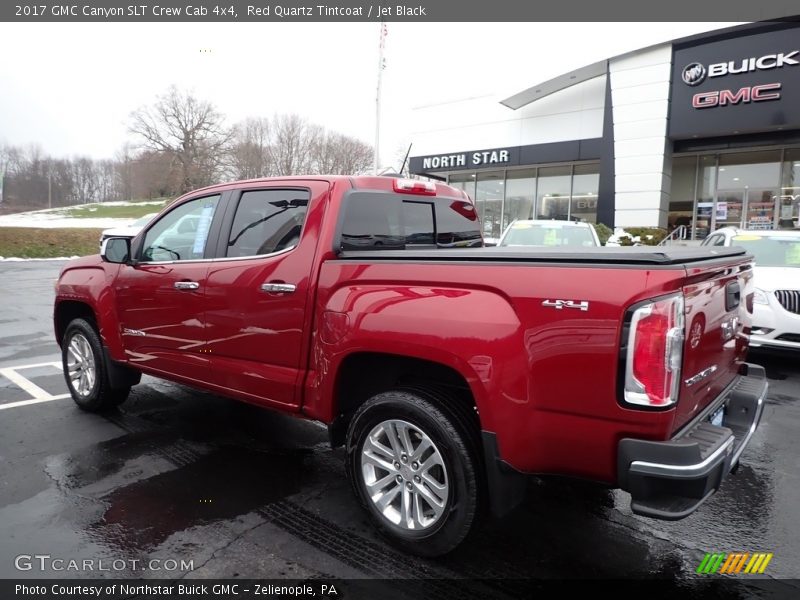 Red Quartz Tintcoat / Jet Black 2017 GMC Canyon SLT Crew Cab 4x4
