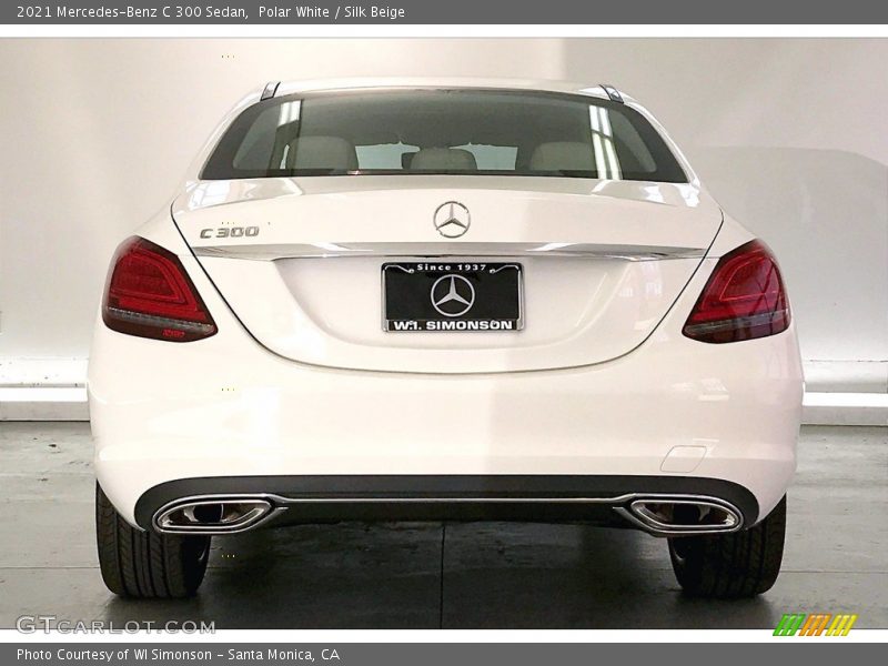 Polar White / Silk Beige 2021 Mercedes-Benz C 300 Sedan