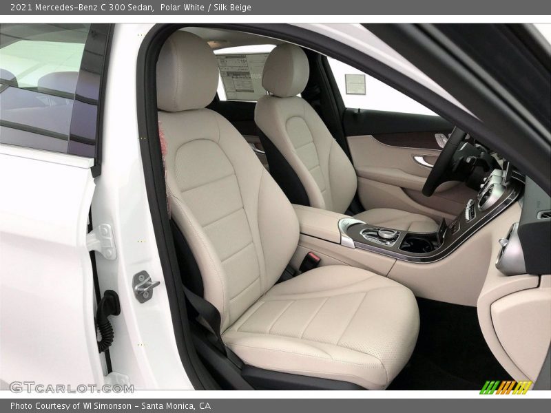 Polar White / Silk Beige 2021 Mercedes-Benz C 300 Sedan