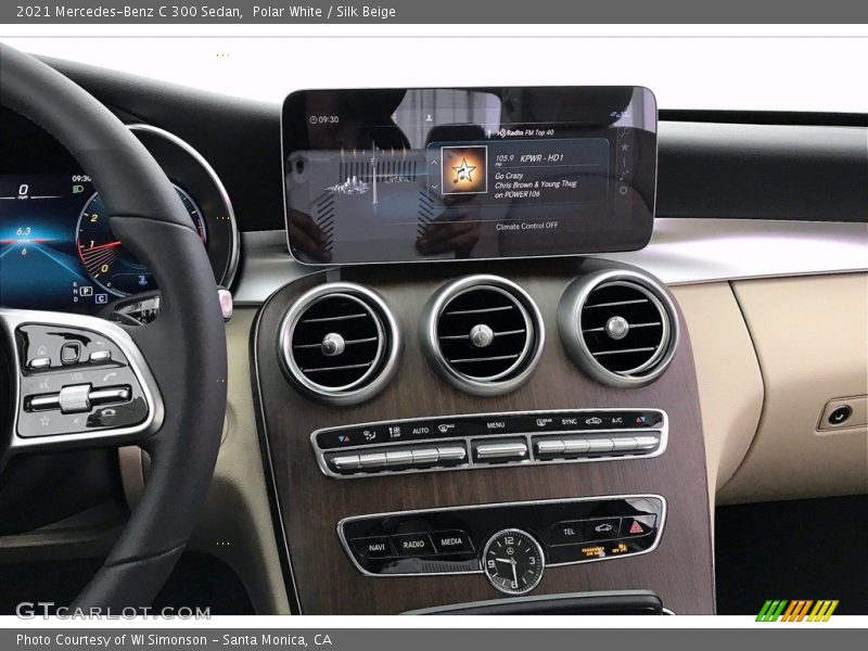 Polar White / Silk Beige 2021 Mercedes-Benz C 300 Sedan