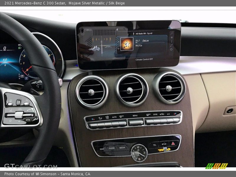 Mojave Silver Metallic / Silk Beige 2021 Mercedes-Benz C 300 Sedan