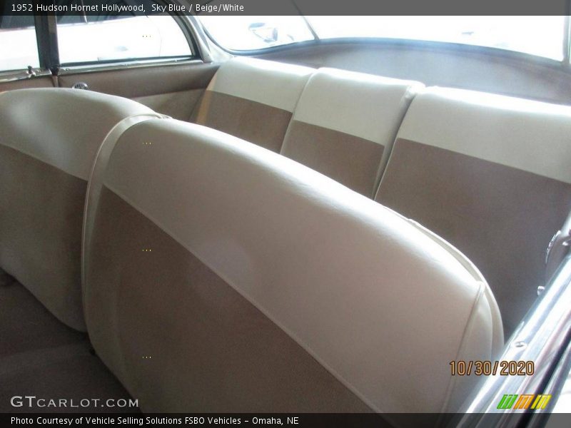 Rear Seat of 1952 Hornet Hollywood