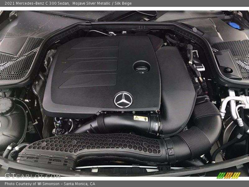 Mojave Silver Metallic / Silk Beige 2021 Mercedes-Benz C 300 Sedan