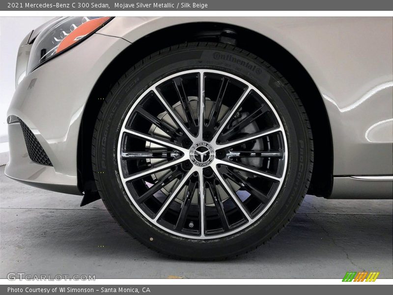 Mojave Silver Metallic / Silk Beige 2021 Mercedes-Benz C 300 Sedan