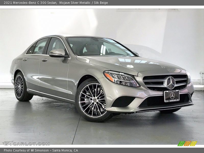 Mojave Silver Metallic / Silk Beige 2021 Mercedes-Benz C 300 Sedan