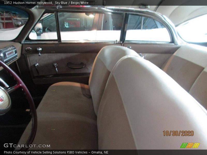 Sky Blue / Beige/White 1952 Hudson Hornet Hollywood