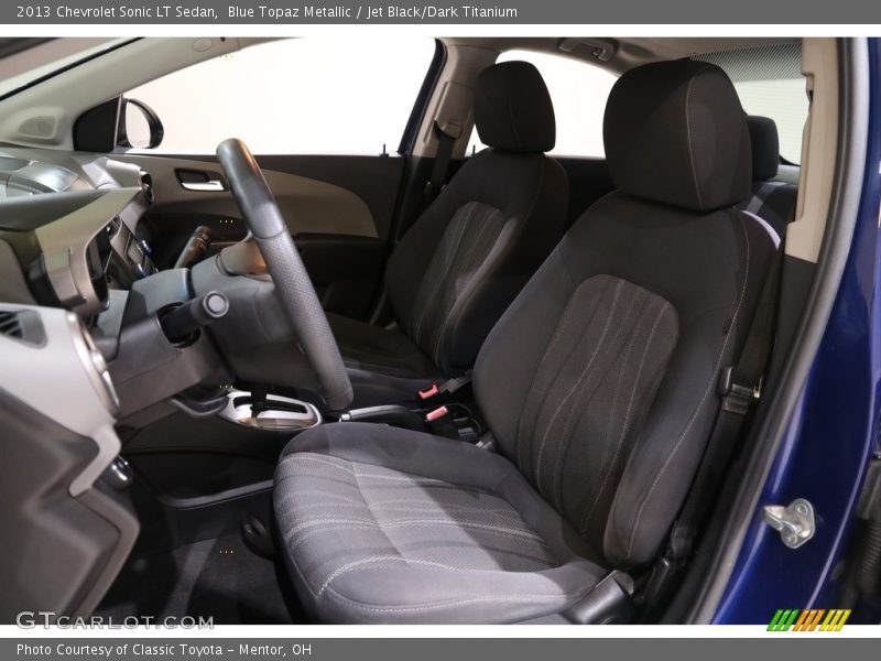 Blue Topaz Metallic / Jet Black/Dark Titanium 2013 Chevrolet Sonic LT Sedan