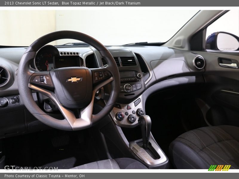 Blue Topaz Metallic / Jet Black/Dark Titanium 2013 Chevrolet Sonic LT Sedan