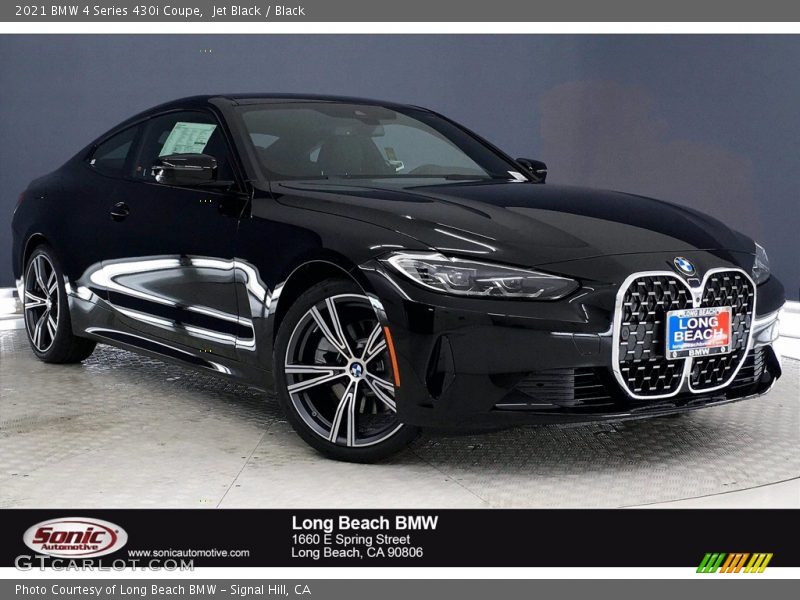 Jet Black / Black 2021 BMW 4 Series 430i Coupe