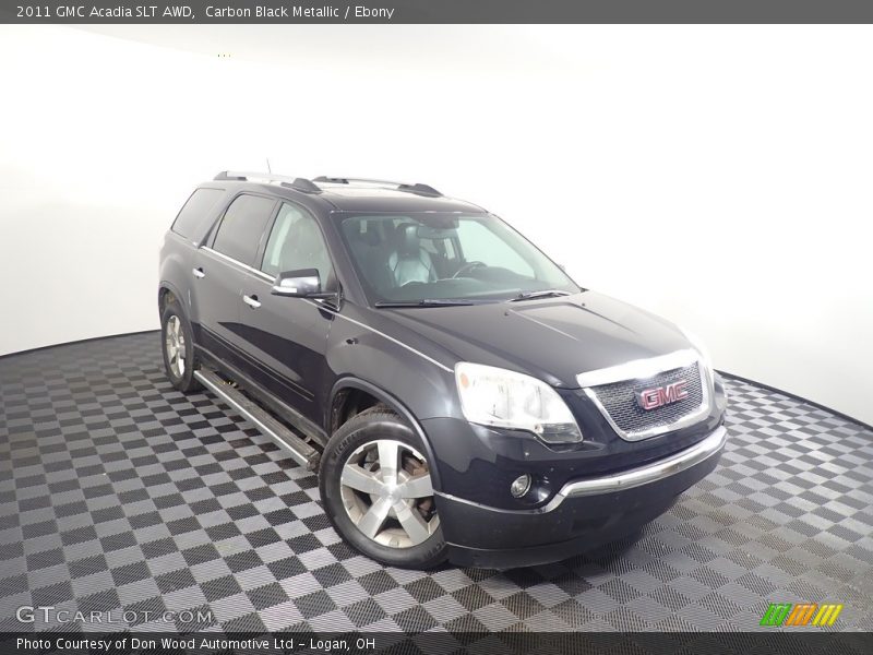 Carbon Black Metallic / Ebony 2011 GMC Acadia SLT AWD